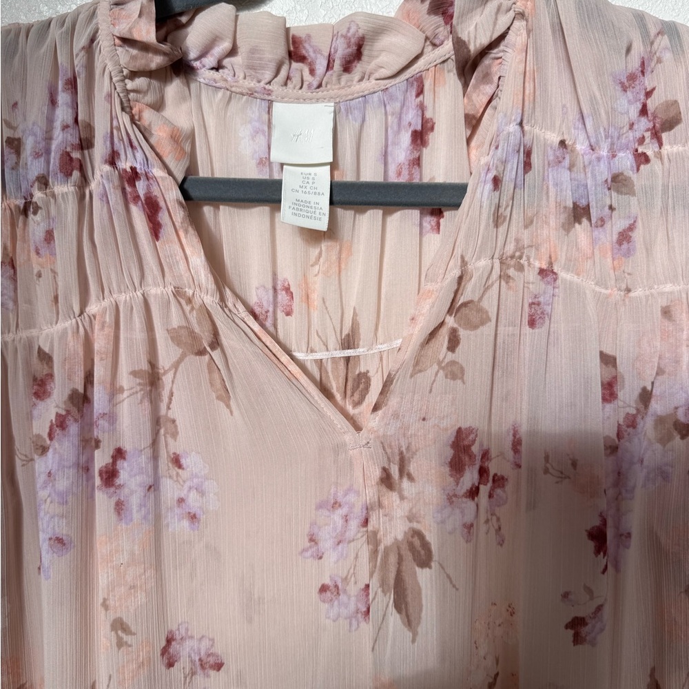 Zara Floral Pink and Purple Dress